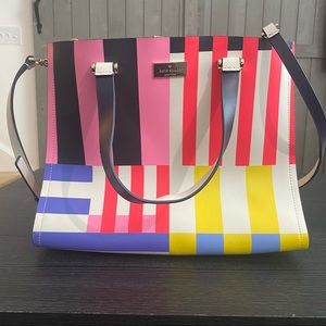 Kate Spade Multi-Color Rainbow Shoulder Bag